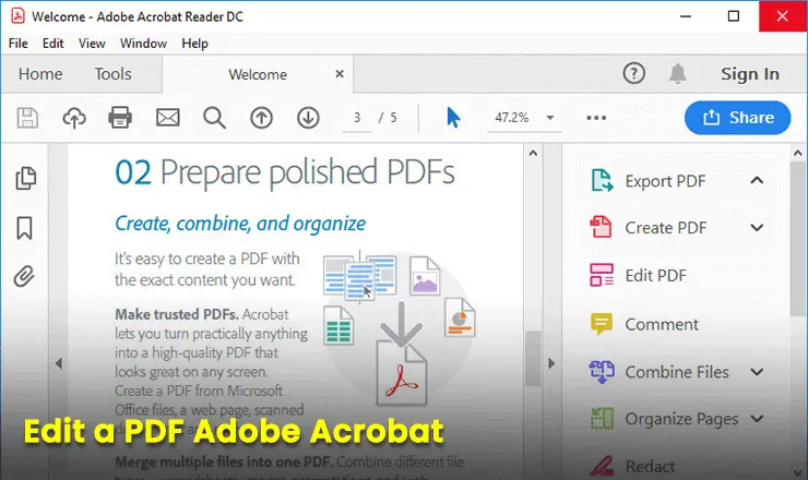 How to Edit a PDF Adobe Acrobat