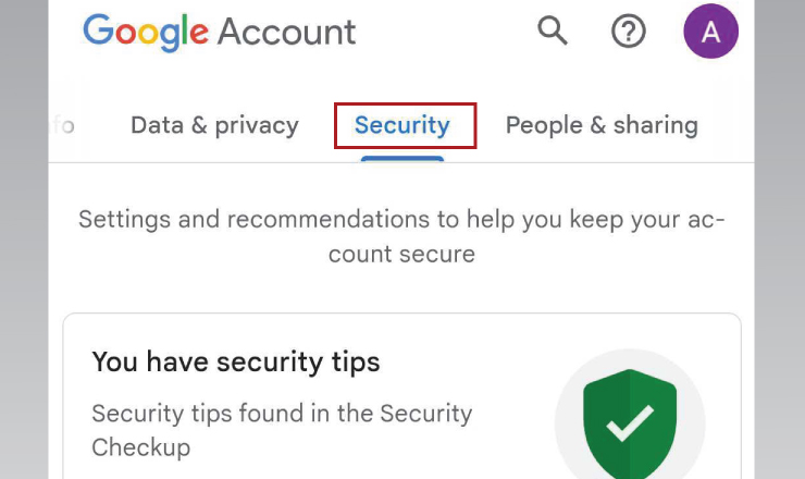 Click Security in google